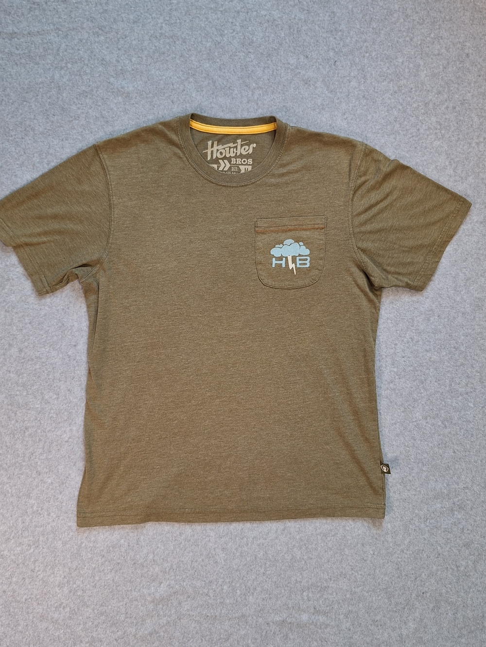 Howler Brothers Men’s Size M Olive Pocket T-Shirt